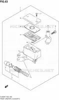 MAITRE CYLINDRE AVANT pour Suzuki V-STROM 650 2010