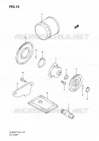 POMPE A HUILE pour Suzuki V-STROM 650 2010
