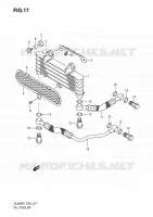 RADIATEUR D'HUILE pour Suzuki V-STROM 650 2010
