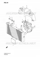 RADIATEUR pour Suzuki V-STROM 650 2010