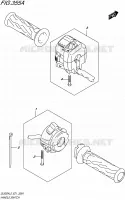 COMMODOS pour Suzuki V-STROM 650 2015