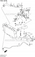 DURITE DE RADIATEUR pour Suzuki V-STROM 650 2015