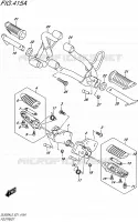 REPOSE PIED pour Suzuki V-STROM 650 2015
