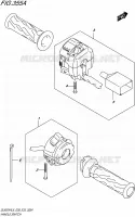 COMMODOS pour Suzuki V-STROM 650 2015