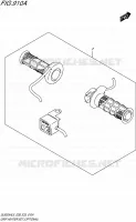 KIT POIGNEES CHAUFFANTES (OPTIONAL) pour Suzuki V-STROM 650 2015