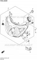 PHARE pour Suzuki V-STROM 650 2015