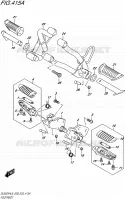 REPOSE PIED pour Suzuki V-STROM 650 2015