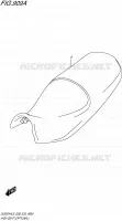SELLE HAUTE (OPTIONAL) pour Suzuki V-STROM 650 2015
