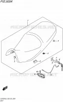 SELLE pour Suzuki V-STROM 650 2015