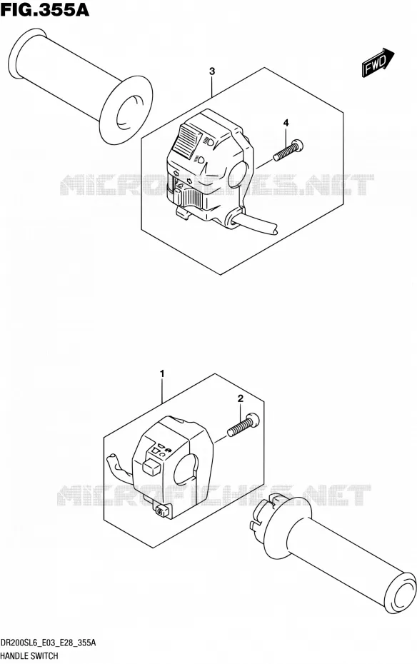 COMMODOS Suzuki MOTO 200 DR 2016  DR200S L6 (E03,E28,E33)