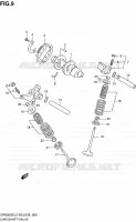 ARBRE A CAMES   VALVE pour Suzuki DR 650 2012