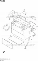 BATTERIE pour Suzuki DR 650 2012