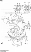 CULASSE pour Suzuki DR 650 2012