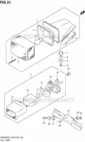 FEU ARRIERE pour Suzuki DR 650 2012