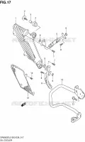 RADIATEUR D'HUILE pour Suzuki DR 650 2012