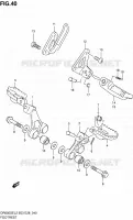 REPOSE PIED pour Suzuki DR 650 2012