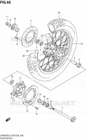 ROUE ARRIERE pour Suzuki DR 650 2012