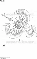 ROUE AVANT pour Suzuki DR 650 2012