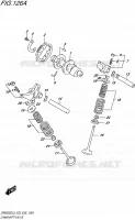 ARBRE A CAMES   VALVE pour Suzuki DR 650 2015