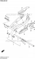 BRAS OSCILLANT ARRIERE pour Suzuki DR 650 2015