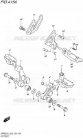REPOSE PIED pour Suzuki DR 650 2015