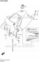 RESERVOIR D'ESSENCE (DR650SEL5 E03) pour Suzuki DR 650 2015