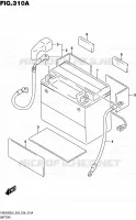 BATTERIE pour Suzuki DR 650 2016