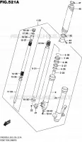 FOURCHE pour Suzuki DR 650 2016