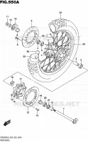 ROUE ARRIERE pour Suzuki DR 650 2016