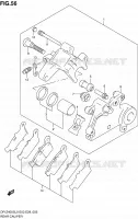 ETRIER DE FREIN ARRIERE pour Suzuki DR-Z 400 2010