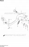 FREIN ARRIERE pour Suzuki DR-Z 400 2010