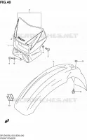 GARDE BOUE AVANT (MODEL K9) pour Suzuki DR-Z 400 2010