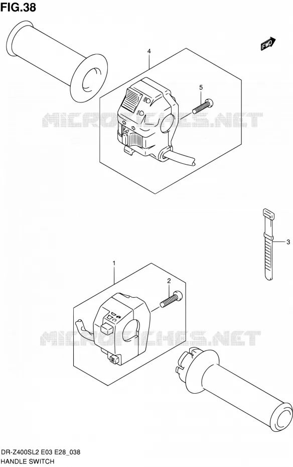 COMMODOS Suzuki MOTO 400 DR-Z 2012  DR-Z400S L2 (E03,E28,E33)