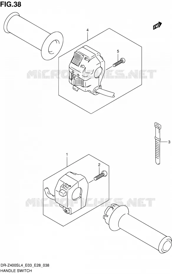 COMMODOS Suzuki MOTO 400 DR-Z 2014  DR-Z400S L4 (E03,E28,E33)