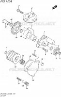 POMPE A HUILE pour Suzuki DR-Z 400 2017