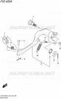 PEDALE DE FREIN pour Suzuki DR-Z 400 2015