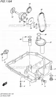 CARTER INFERIEUR   POMPE A HUILE pour Suzuki BANDIT-S 1250 2016