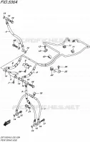 DURITE DE FREIN AVANT pour Suzuki BANDIT-S 1250 2016