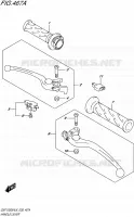 ENSEMBLE LEVIERS   POIGNEES pour Suzuki BANDIT-S 1250 2016