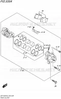 ETRIER DE FREIN AVANT pour Suzuki BANDIT-S 1250 2016