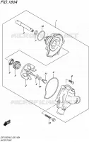 POMPE A EAU pour Suzuki BANDIT-S 1250 2016