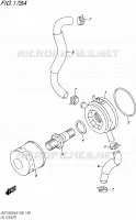 RADIATEUR D'HUILE pour Suzuki BANDIT-S 1250 2016