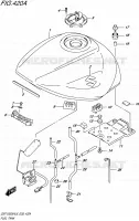 RESERVOIR D'ESSENCE pour Suzuki BANDIT-S 1250 2016