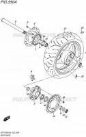 ROUE ARRIERE pour Suzuki BANDIT-S 1250 2016