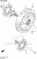 ROUE AVANT pour Suzuki BANDIT-S 1250 2016