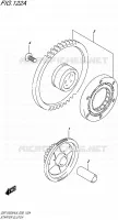 ROUE LIBRE DE DEMARREUR pour Suzuki BANDIT-S 1250 2016