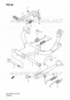 BEQUILLE pour Suzuki BANDIT-S 1250 2010