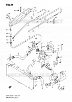DURITE DE RADIATEUR pour Suzuki BANDIT-S 1250 2010
