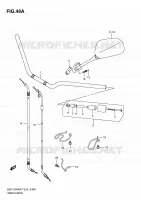 GUIDON (MODEL L0) pour Suzuki BANDIT-S 1250 2010