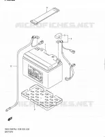 BATTERIE pour Suzuki GSX-F 1250 2011